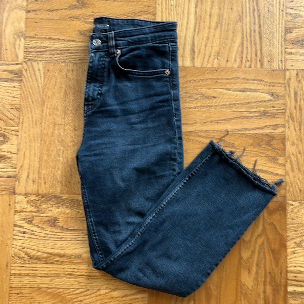 ZARA Black Cropped Jeans